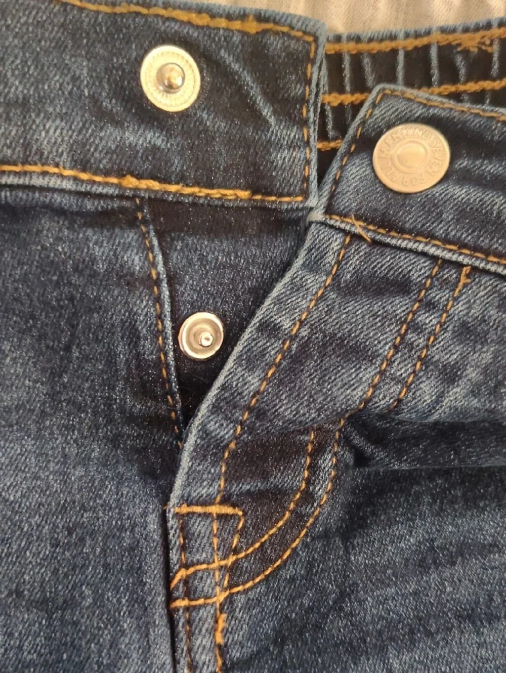Seven for All Mankind Outfit Kids Jeans Sz. 24 M & Gray Henley Size 18 M